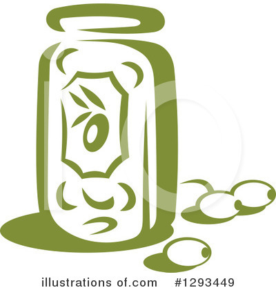 Royalty-Free (RF) Olives Clipart Illustration by Vector Tradition SM - Stock Sample #1293449
