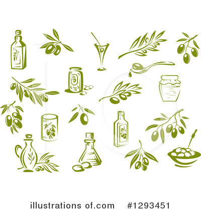 Royalty-Free (RF) Olives Clipart Illustration by Vector Tradition SM - Stock Sample #1293451
