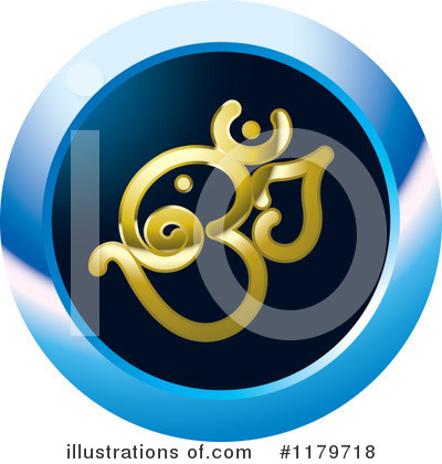 Royalty-Free (RF) Om Symbol Clipart Illustration by Lal Perera - Stock Sample #1179718