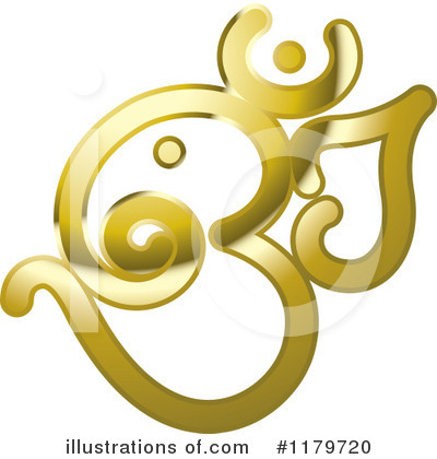 Royalty-Free (RF) Om Symbol Clipart Illustration by Lal Perera - Stock Sample #1179720