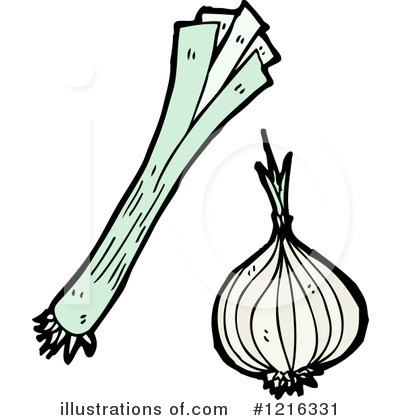 Royalty-Free (RF) Onion Clipart Illustration by lineartestpilot - Stock Sample #1216331