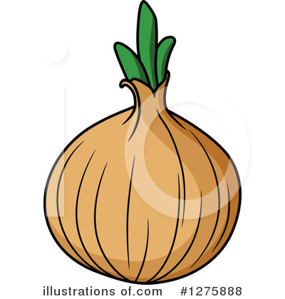 Royalty-Free (RF) Onion Clipart Illustration by Vector Tradition SM - Stock Sample #1275888