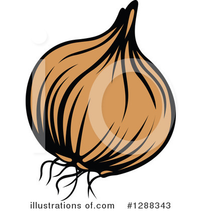 Royalty-Free (RF) Onion Clipart Illustration by Vector Tradition SM - Stock Sample #1288343