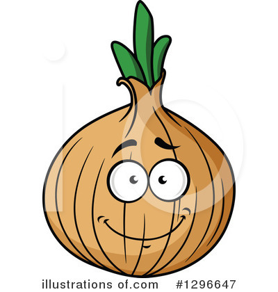 Yellow Onion Clipart #1296647 by Vector Tradition SM