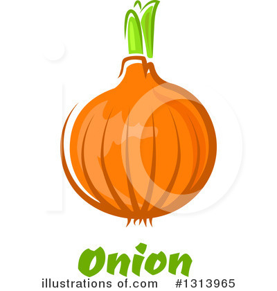 Royalty-Free (RF) Onion Clipart Illustration by Vector Tradition SM - Stock Sample #1313965