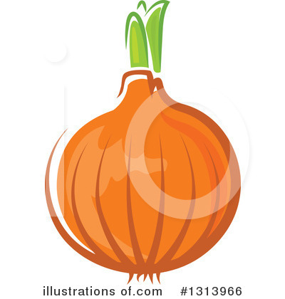 Royalty-Free (RF) Onion Clipart Illustration by Vector Tradition SM - Stock Sample #1313966