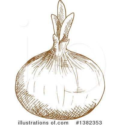 Royalty-Free (RF) Onion Clipart Illustration by Vector Tradition SM - Stock Sample #1382353