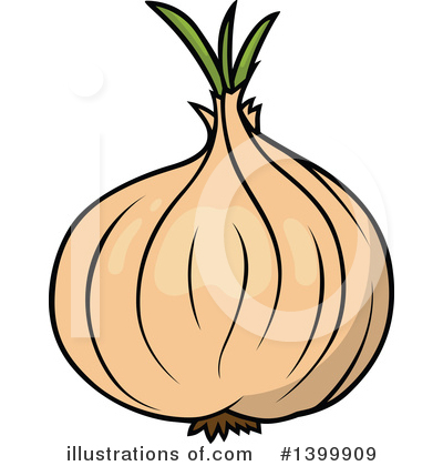 Royalty-Free (RF) Onion Clipart Illustration by dero - Stock Sample #1399909