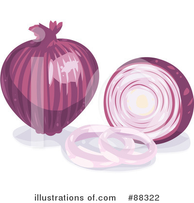 Royalty-Free (RF) Onion Clipart Illustration by Tonis Pan - Stock Sample #88322