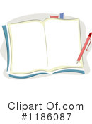 Open Book Clipart #1186087 by BNP Design Studio