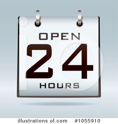 24 Hours Clipart #1055910 by michaeltravers