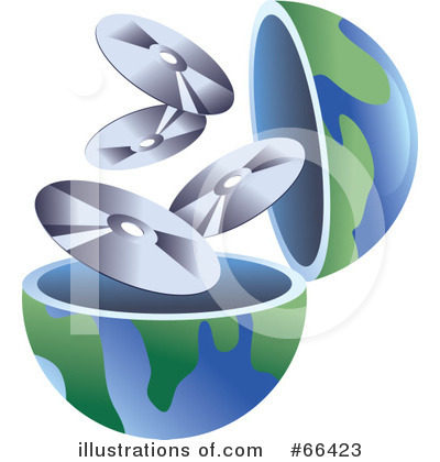 Royalty-Free (RF) Open Globe Clipart Illustration by Prawny - Stock Sample #66423