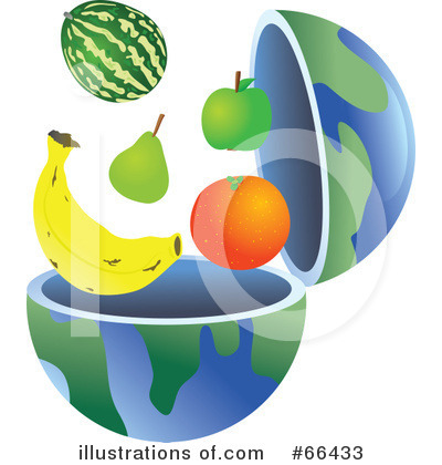 Royalty-Free (RF) Open Globe Clipart Illustration by Prawny - Stock Sample #66433