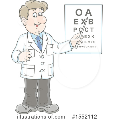 Optometrist Clipart #1552112 by Alex Bannykh