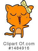 Orange Cat Clipart #1484916 by lineartestpilot