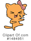 Orange Cat Clipart #1484951 by lineartestpilot