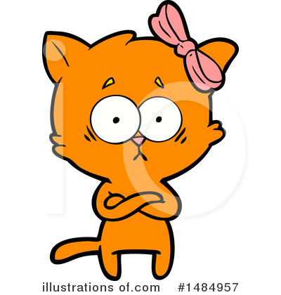 Orange Cat Clipart #1484957 by lineartestpilot