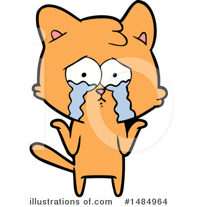 Royalty-Free (RF) Orange Cat Clipart Illustration by lineartestpilot - Stock Sample #1484964