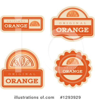 Royalty-Free (RF) Orange Clipart Illustration by Cory Thoman - Stock Sample #1293929