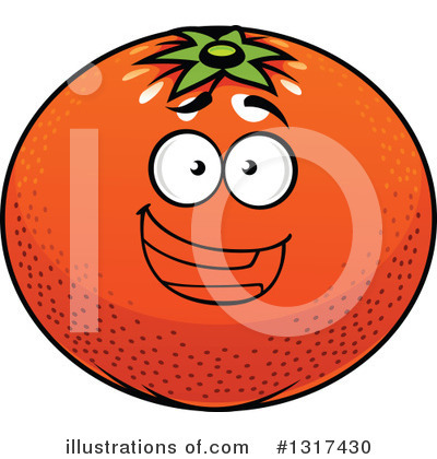 Royalty-Free (RF) Orange Clipart Illustration by Vector Tradition SM - Stock Sample #1317430