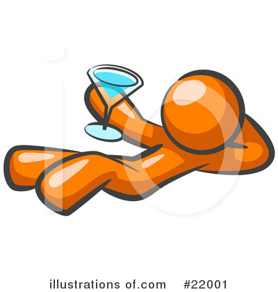 Royalty-Free (RF) Orange Collection Clipart Illustration by Leo Blanchette - Stock Sample #22001