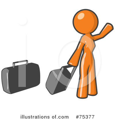Royalty-Free (RF) Orange Collection Clipart Illustration by Leo Blanchette - Stock Sample #75377