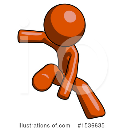 Royalty-Free (RF) Orange Design Mascot Clipart Illustration by Leo Blanchette - Stock Sample #1536635