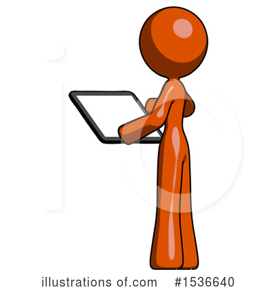 Royalty-Free (RF) Orange Design Mascot Clipart Illustration by Leo Blanchette - Stock Sample #1536640