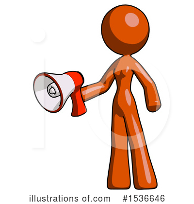 Royalty-Free (RF) Orange Design Mascot Clipart Illustration by Leo Blanchette - Stock Sample #1536646