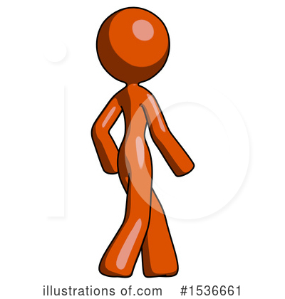 Royalty-Free (RF) Orange Design Mascot Clipart Illustration by Leo Blanchette - Stock Sample #1536661