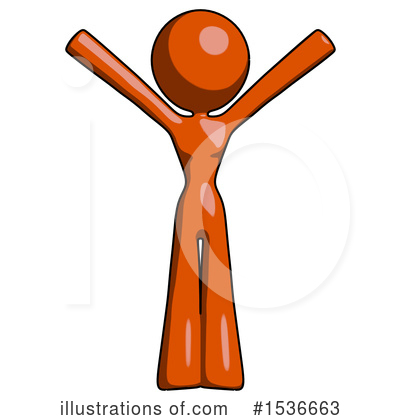 Royalty-Free (RF) Orange Design Mascot Clipart Illustration by Leo Blanchette - Stock Sample #1536663