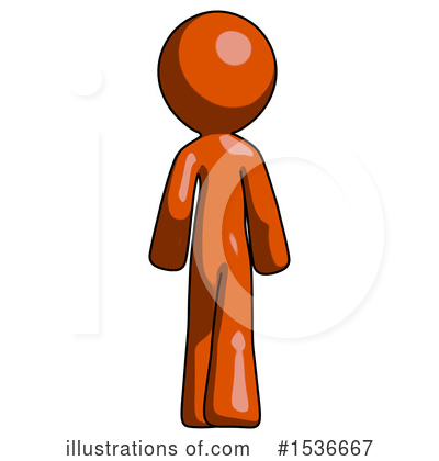 Royalty-Free (RF) Orange Design Mascot Clipart Illustration by Leo Blanchette - Stock Sample #1536667
