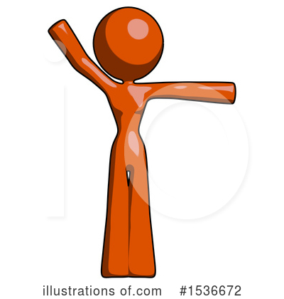 Royalty-Free (RF) Orange Design Mascot Clipart Illustration by Leo Blanchette - Stock Sample #1536672