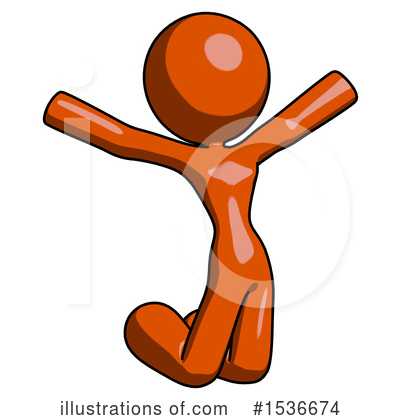 Royalty-Free (RF) Orange Design Mascot Clipart Illustration by Leo Blanchette - Stock Sample #1536674