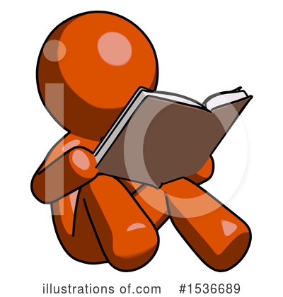 Royalty-Free (RF) Orange Design Mascot Clipart Illustration by Leo Blanchette - Stock Sample #1536689