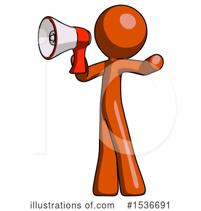 Royalty-Free (RF) Orange Design Mascot Clipart Illustration by Leo Blanchette - Stock Sample #1536691