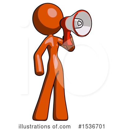 Royalty-Free (RF) Orange Design Mascot Clipart Illustration by Leo Blanchette - Stock Sample #1536701