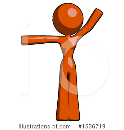 Royalty-Free (RF) Orange Design Mascot Clipart Illustration by Leo Blanchette - Stock Sample #1536719