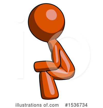 Royalty-Free (RF) Orange Design Mascot Clipart Illustration by Leo Blanchette - Stock Sample #1536734