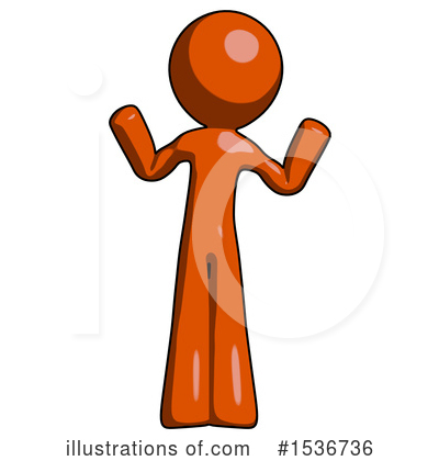 Royalty-Free (RF) Orange Design Mascot Clipart Illustration by Leo Blanchette - Stock Sample #1536736