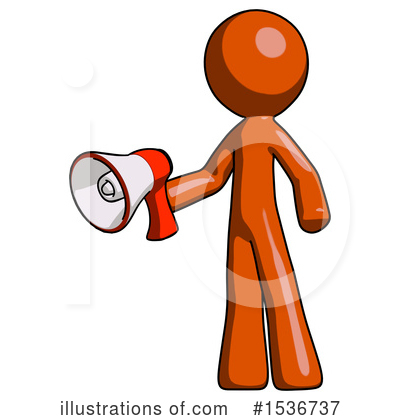 Royalty-Free (RF) Orange Design Mascot Clipart Illustration by Leo Blanchette - Stock Sample #1536737