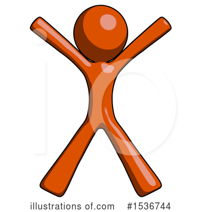 Royalty-Free (RF) Orange Design Mascot Clipart Illustration by Leo Blanchette - Stock Sample #1536744