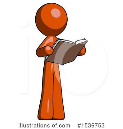 Royalty-Free (RF) Orange Design Mascot Clipart Illustration by Leo Blanchette - Stock Sample #1536753