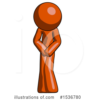 Royalty-Free (RF) Orange Design Mascot Clipart Illustration by Leo Blanchette - Stock Sample #1536780