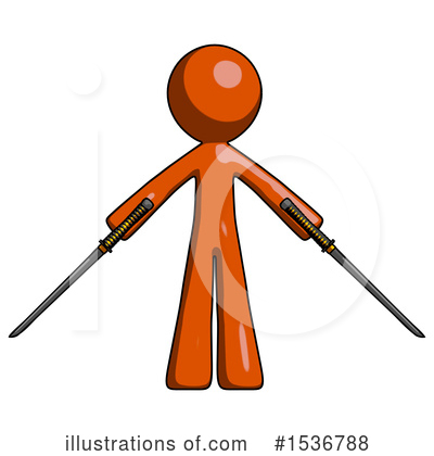 Royalty-Free (RF) Orange Design Mascot Clipart Illustration by Leo Blanchette - Stock Sample #1536788