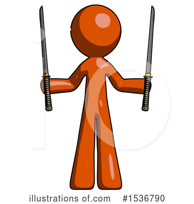 Royalty-Free (RF) Orange Design Mascot Clipart Illustration by Leo Blanchette - Stock Sample #1536790