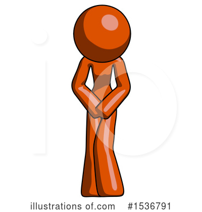 Royalty-Free (RF) Orange Design Mascot Clipart Illustration by Leo Blanchette - Stock Sample #1536791