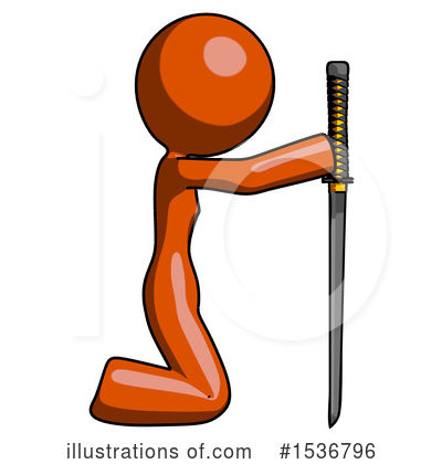 Royalty-Free (RF) Orange Design Mascot Clipart Illustration by Leo Blanchette - Stock Sample #1536796