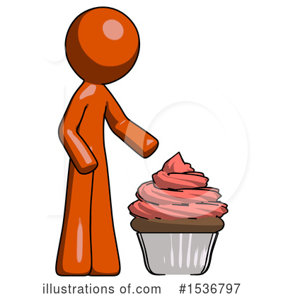 Royalty-Free (RF) Orange Design Mascot Clipart Illustration by Leo Blanchette - Stock Sample #1536797