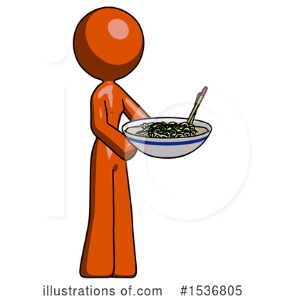 Royalty-Free (RF) Orange Design Mascot Clipart Illustration by Leo Blanchette - Stock Sample #1536805